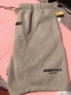 Essentials Grey Pullover Hoodie with Debossed Logo